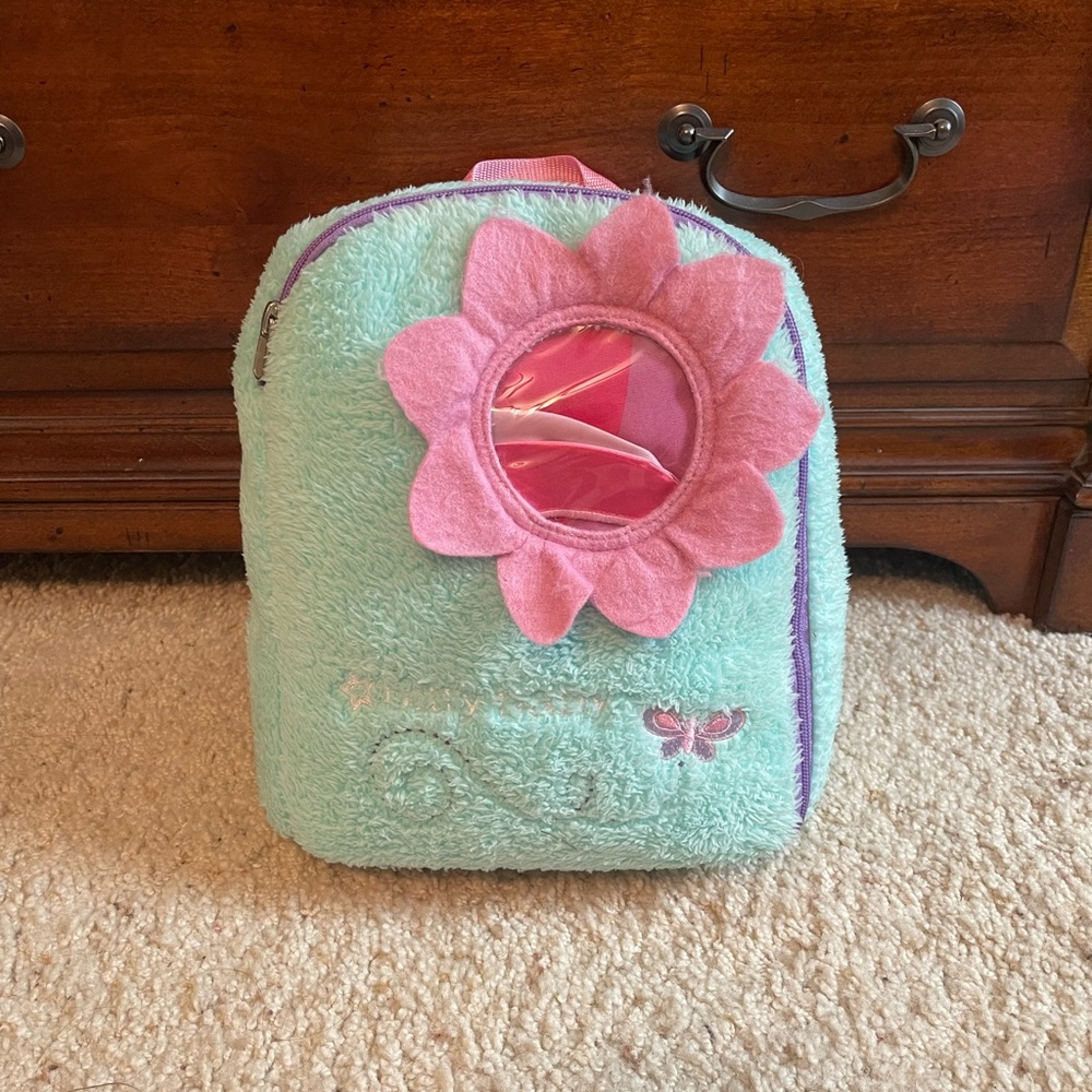 American Girl Bitty Baby backpack and clothes